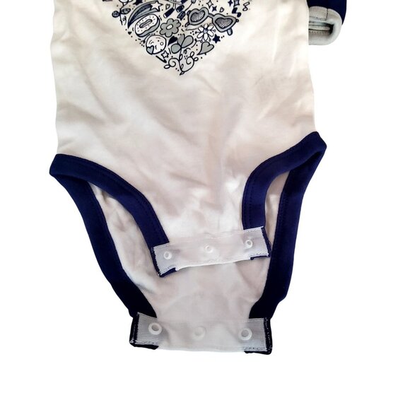 Tampa Bay Lightning Baby Onesie 3-Piece Set 3/6M Cotton• Team logo design - Picture 12 of 12